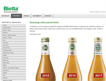 Tablet Screenshot of biotta.cz